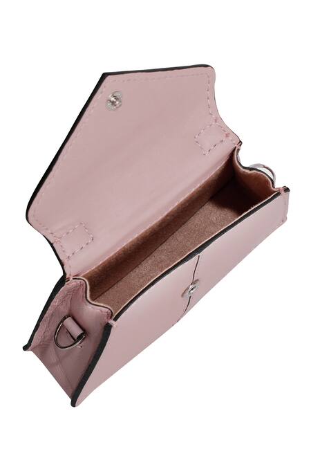 Buy_Adisee_Pink Fiona Piccola Leather Pastel Miniature Bag _Online_at_Aza_Fashions