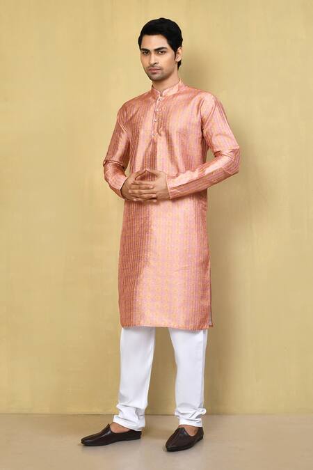 Arihant Rai Sinha Drop Print Kurta With Pyjama 