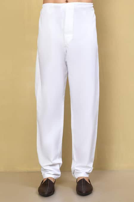 Arihant Rai Sinha_Pink Silk, Cotton Sequins Patola Print Kurta With Pyjama _Online_at_Aza_Fashions