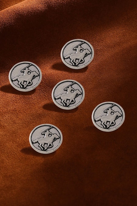 Cosa Nostraa Warrior Carved Buttons - Set of 5 