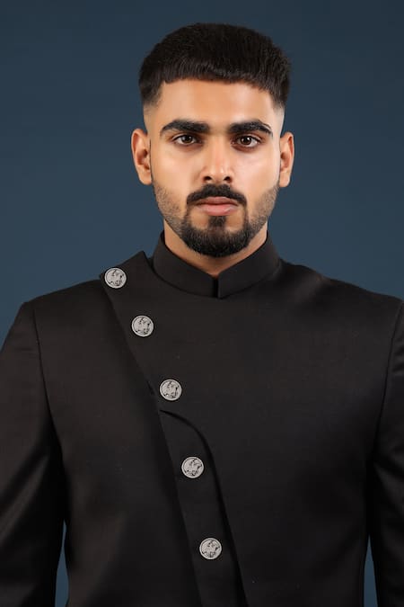 Cosa Nostraa Warrior Carved Buttons - Set of 7 