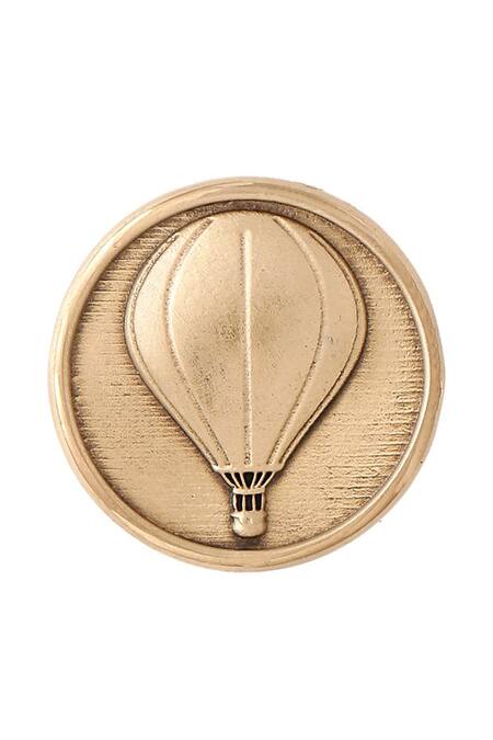Buy Cosa Nostraa Gold Air Balloon Buttons - Set Of 5 Online at Aza Fashions Buy_Cosa Nostraa_Gold Air Balloon Buttons - Set Of 5 _Online_at_Aza_Fashions