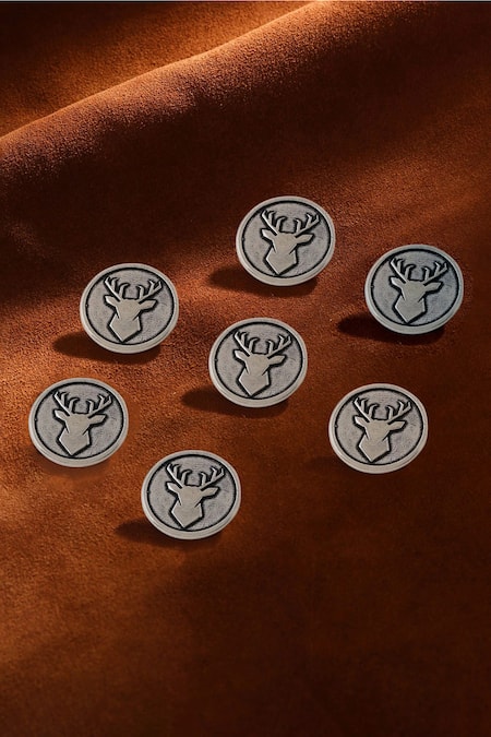 Cosa Nostraa Imperial Stag Brass Buttons - Set of 7 