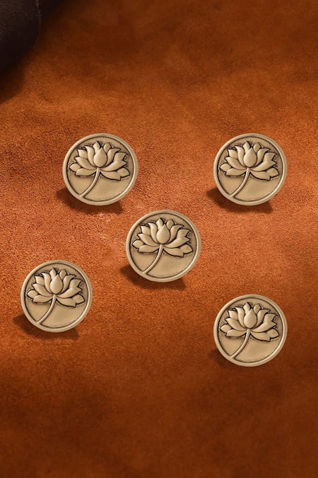 Cosa Nostraa Divine Lotus Buttons - Set of 5 