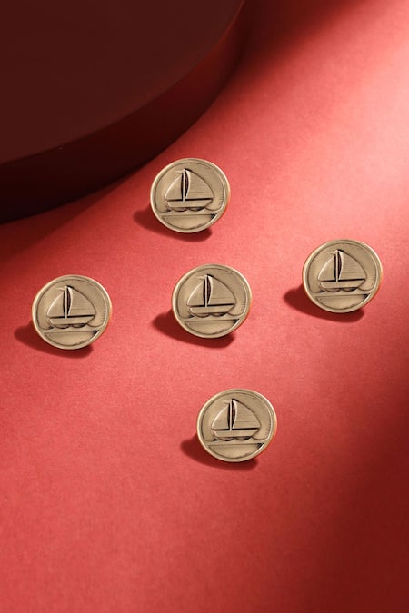 Cosa Nostraa Sail Boat Buttons - Set of 5 