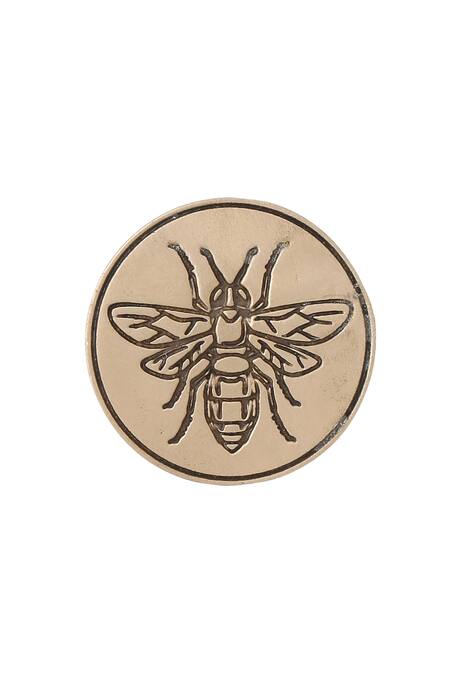 Buy Cosa Nostraa Gold Flying Wonder Buttons - Set Of 5 Online at Aza Fashions Buy_Cosa Nostraa_Gold Flying Wonder Buttons - Set Of 5 _Online_at_Aza_Fashions