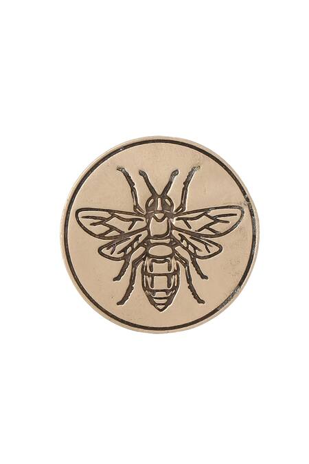 Buy_Cosa Nostraa_Gold Flying Wonder Buttons - Set Of 7 _Online_at_Aza_Fashions