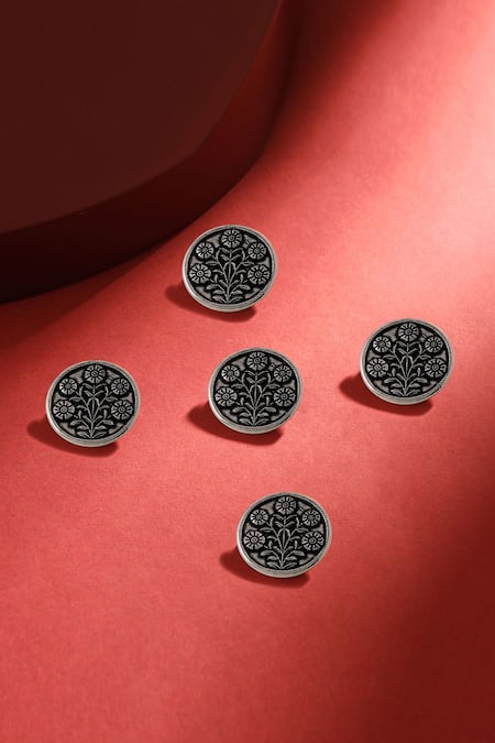 Cosa Nostraa Eternal Garden Brass Buttons - Set of 5 