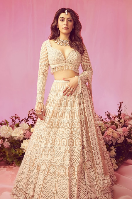 Indian pakistani designer heavy sabyasachi replica lehenga choli crop top  skirt blouse saree sal… | Bridal lehenga choli, Party wear lehenga,  Designer lehenga choli