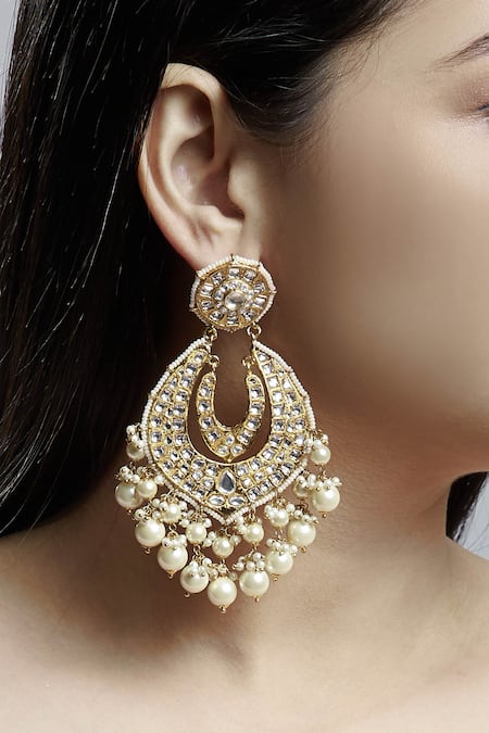 Khushi Jewels Stone Studded Danglers 