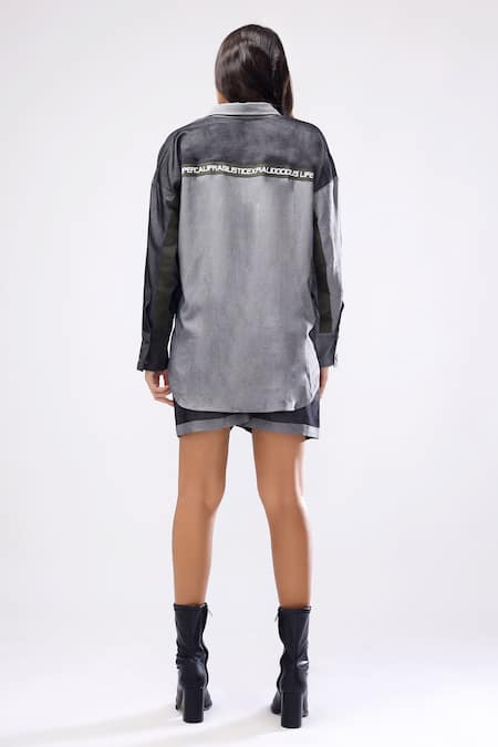 Scribbology Superlife Colorblock Shirt & Shorts Set 