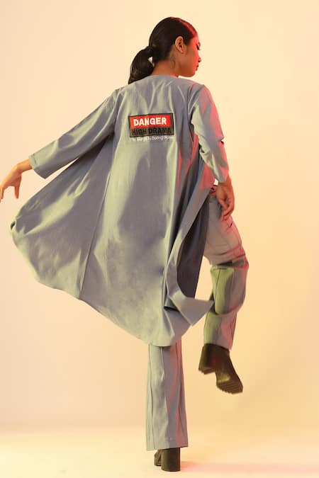 Scribbology Embroidered Jacket & Pant Set 