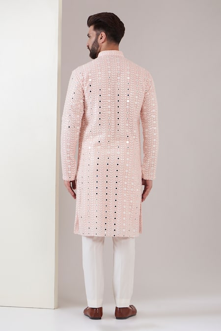 Kasbah Mirror Embroidered Kurta & Pant Set 
