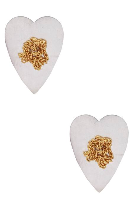 Shop_Toli_Silver Plated Heart Earrings_at_Aza_Fashions