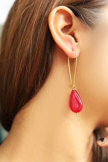 Copper on sale alloy earrings