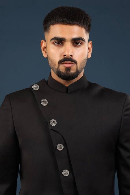 Cosa Nostraa Emperor Crown Carved Buttons - Set of 5 