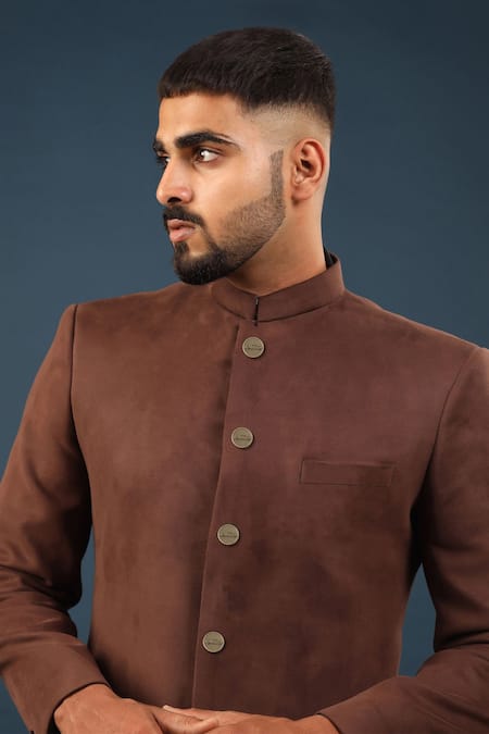 Shop Cosa Nostraa Gold Car Power Buttons - Set Of 5 at Aza Fashions Shop_Cosa Nostraa_Gold Car Power Buttons - Set Of 5 _at_Aza_Fashions