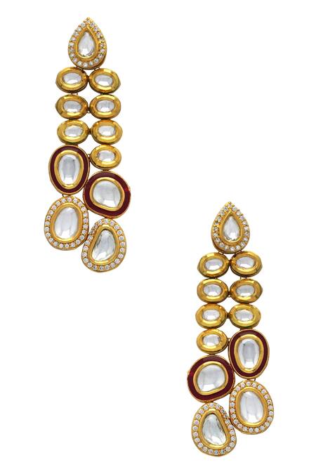 Tizora Kundan Danglers 