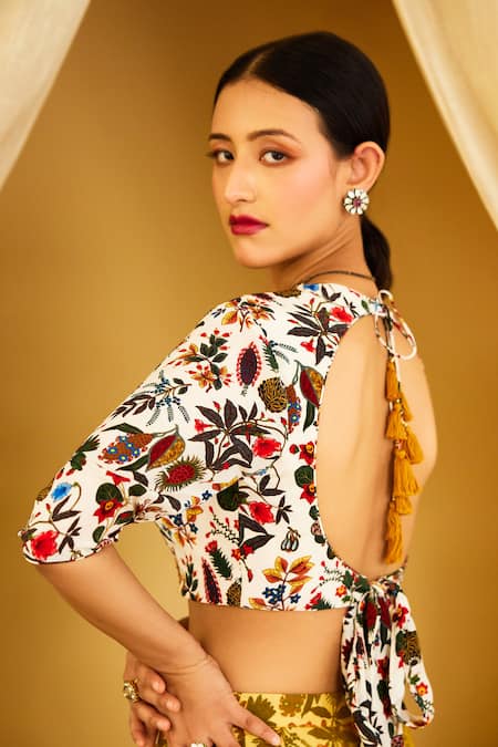 Shop Nikasha Ivory Viscose, , Organza, Net Sequins Kohinoor Jaal Print Lehenga Set at Aza Fashions Shop_Nikasha_Ivory Viscose, , Organza, Net Sequins Kohinoor Jaal Print Lehenga Set _at_Aza_Fashions