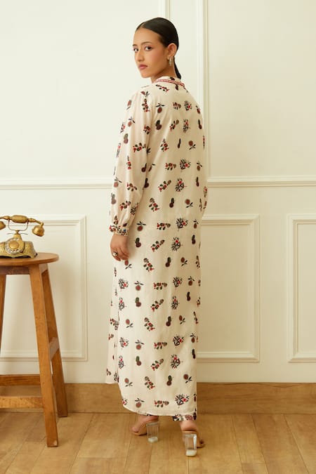 Nikasha Kohinoor Buta Print Kurta With Pant 