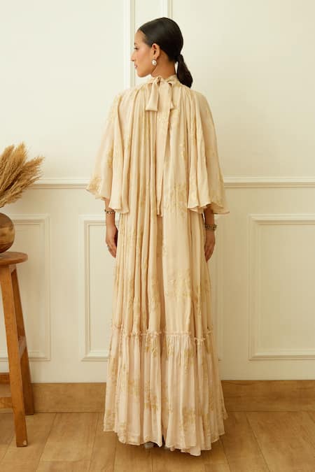 Nikasha Foil Print Maxi Dress 