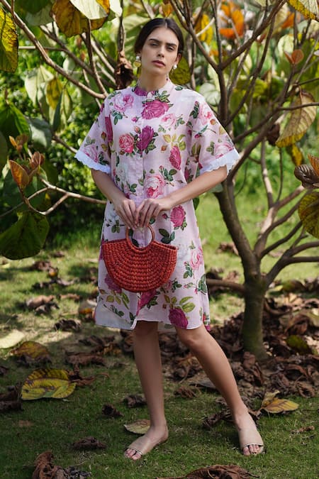 Monk & Mei Sonnet Floral Print Dress 