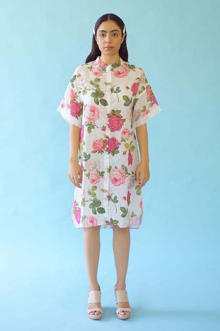 Monk & Mei Sonnet Floral Print Dress 