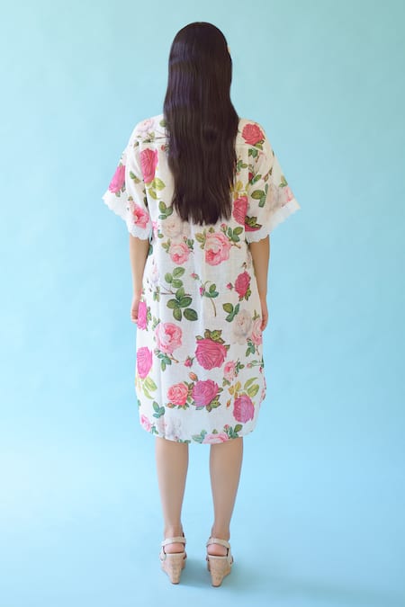 Monk & Mei By Sonia Anand Sonnet Floral Print Dress 