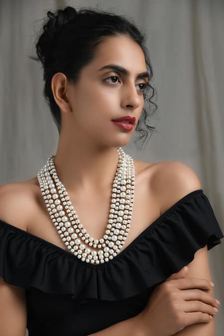 Paisley Pop Bead Layered Necklace 