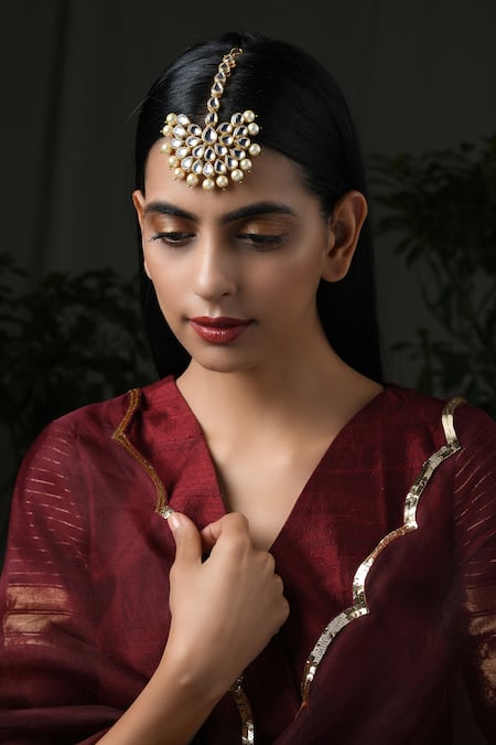 Paisley Pop Kundan Maangtikka 