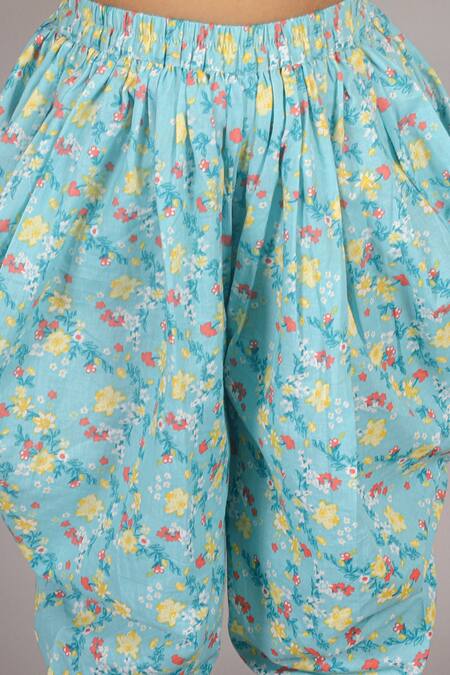 Shop Lil Drama Yellow Cotton Tassels Folklore Printed Kurta And Dhoti Pant Set Online at Aza Fashions Shop_Lil Drama_Yellow Cotton Tassels Folklore Printed Kurta And Dhoti Pant Set _Online_at_Aza_Fashions