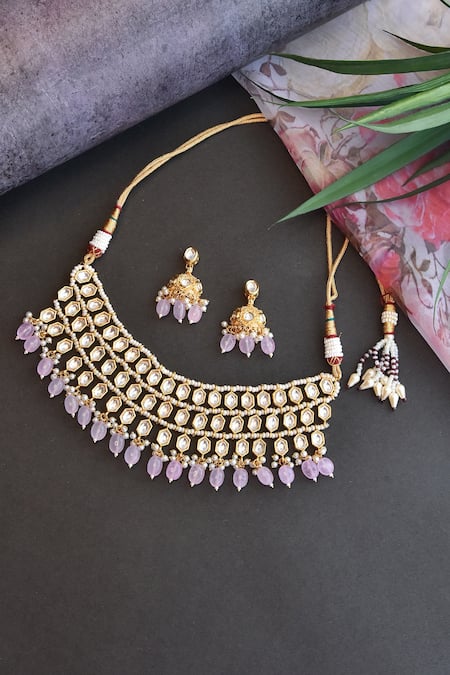 Swabhimann Layered Kundan Choker Set 