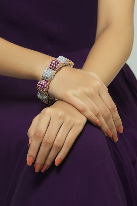 Moh-Maya by Disha Khatri Floral Shaped Bangle Single pc 