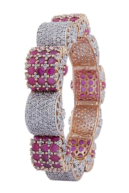 Moh-Maya By Disha Khatri Floral Shaped Bangle Single pc 