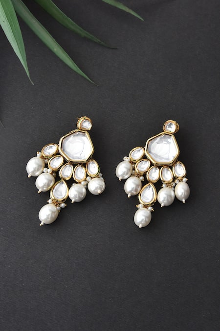 Swabhimann Pearl Drop Earrings 