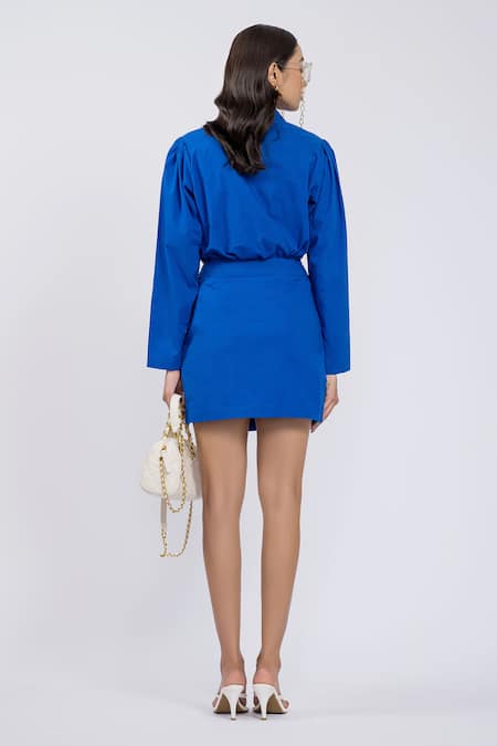 The Dramebaaz CO Metal Chain Embellished Skirt Set 