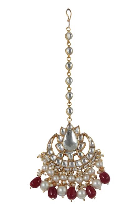Riana Jewellery Chandbali Drop Maangtikka 