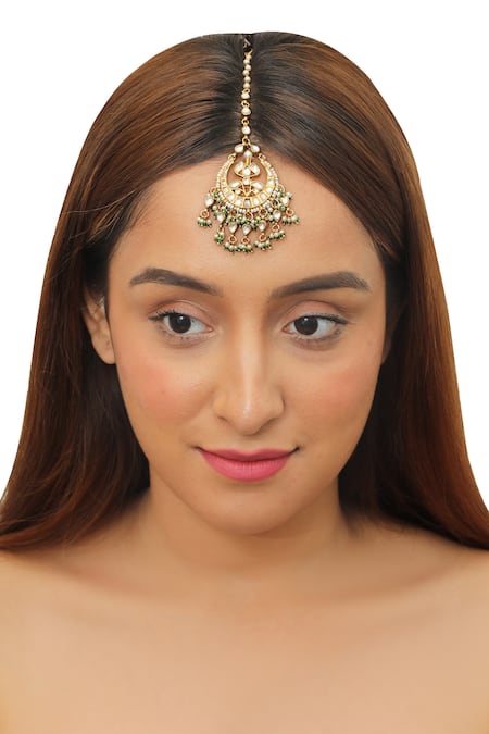 Riana Jewellery Bead Drop Maangtikka 