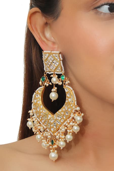 Riana Jewellery Bead Drop Danglers 
