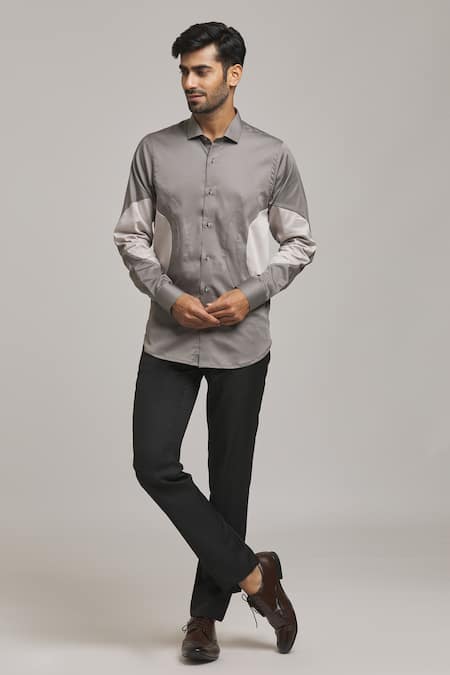 Arihant Rai Sinha Circular Patch Shirt 