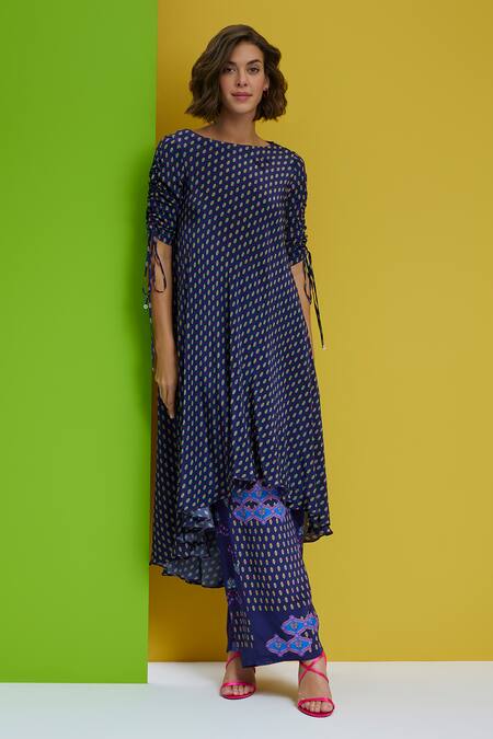 Nautanky You Do You Abtract Print Tunic & Pant Set 
