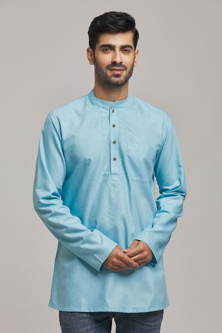 Arihant Rai Sinha Tonal Placement Embroidered Kurta 