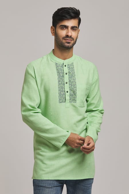 Arihant Rai Sinha Placement Geometric Print Kurta 