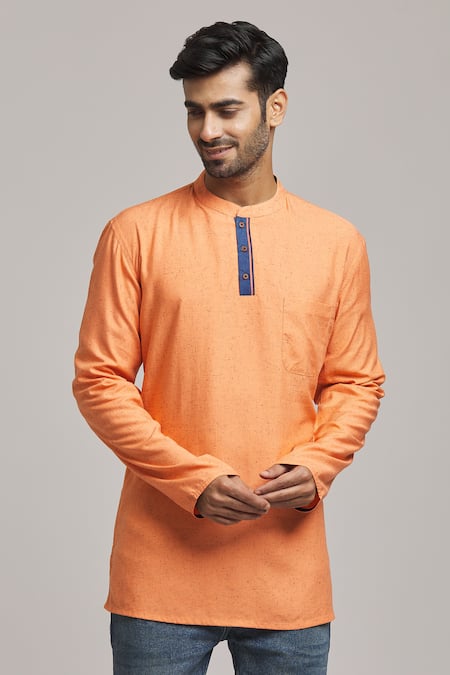 Arihant Rai Sinha Textured Short Kurta 