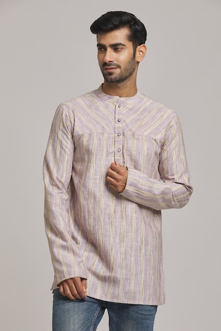 Arihant Rai Sinha Textured Pattern Kurta 