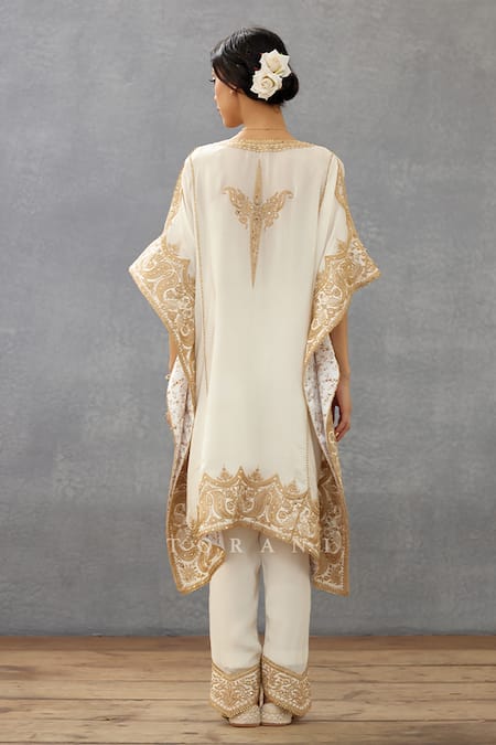 Torani Gul Bano Aaira Embroidered Kaftan & Pant Set 