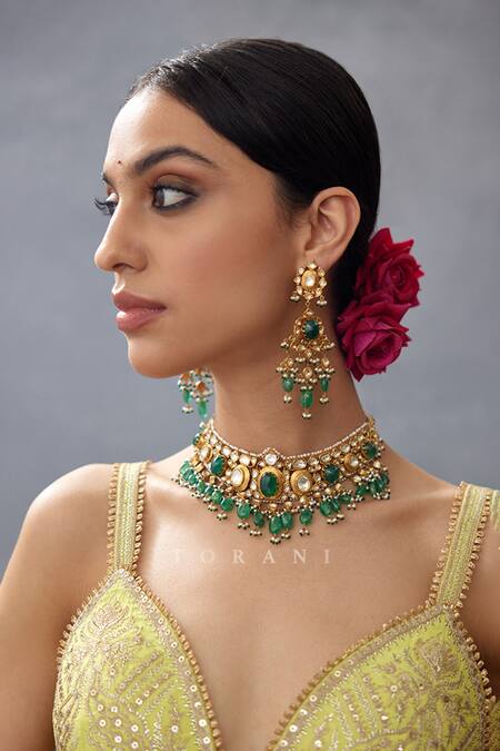 Shop Torani Yellow Cotton, Silk Embroidery Sweetheart Neck Gul Mina Idika Flower Blouse Online at Aza Fashions Shop_Torani_Yellow Cotton, Silk Embroidery Sweetheart Neck Gul Mina Idika Flower Blouse _Online_at_Aza_Fashions