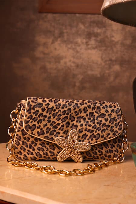 Michael Kors Leopard Calf Hair Cross Body Bag