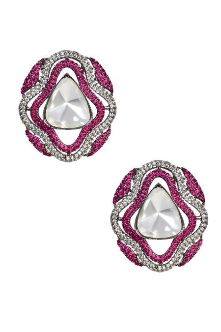 Tizora Quatrefoil Shaped Earrings 