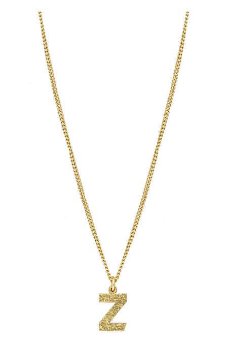 Buy Mia by Tanishq Letter Z 14k Gold Pendant without Chain Online At Best  Price @ Tata CLiQ